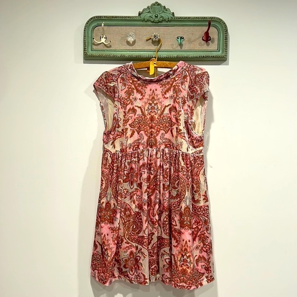 Revolve Free people All the Time Velvet Mini Dress Petal Pink Combo XS oversized - Picture 3 of 7